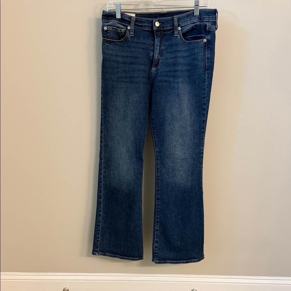 GAP Women's Dark Wash Wide Leg Jeans